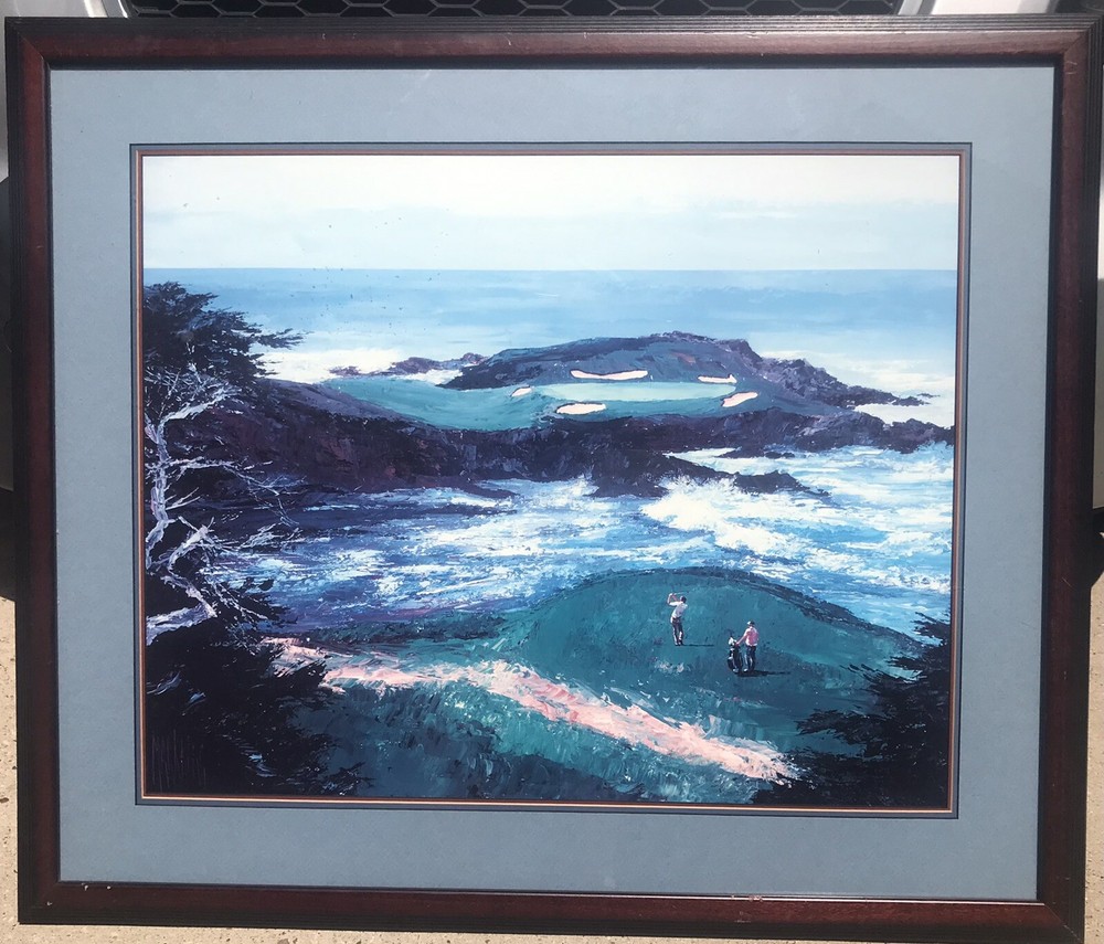 Mark King Martin Lawrence  Limited Editions -FRAMED Very Rare Seaside Tee