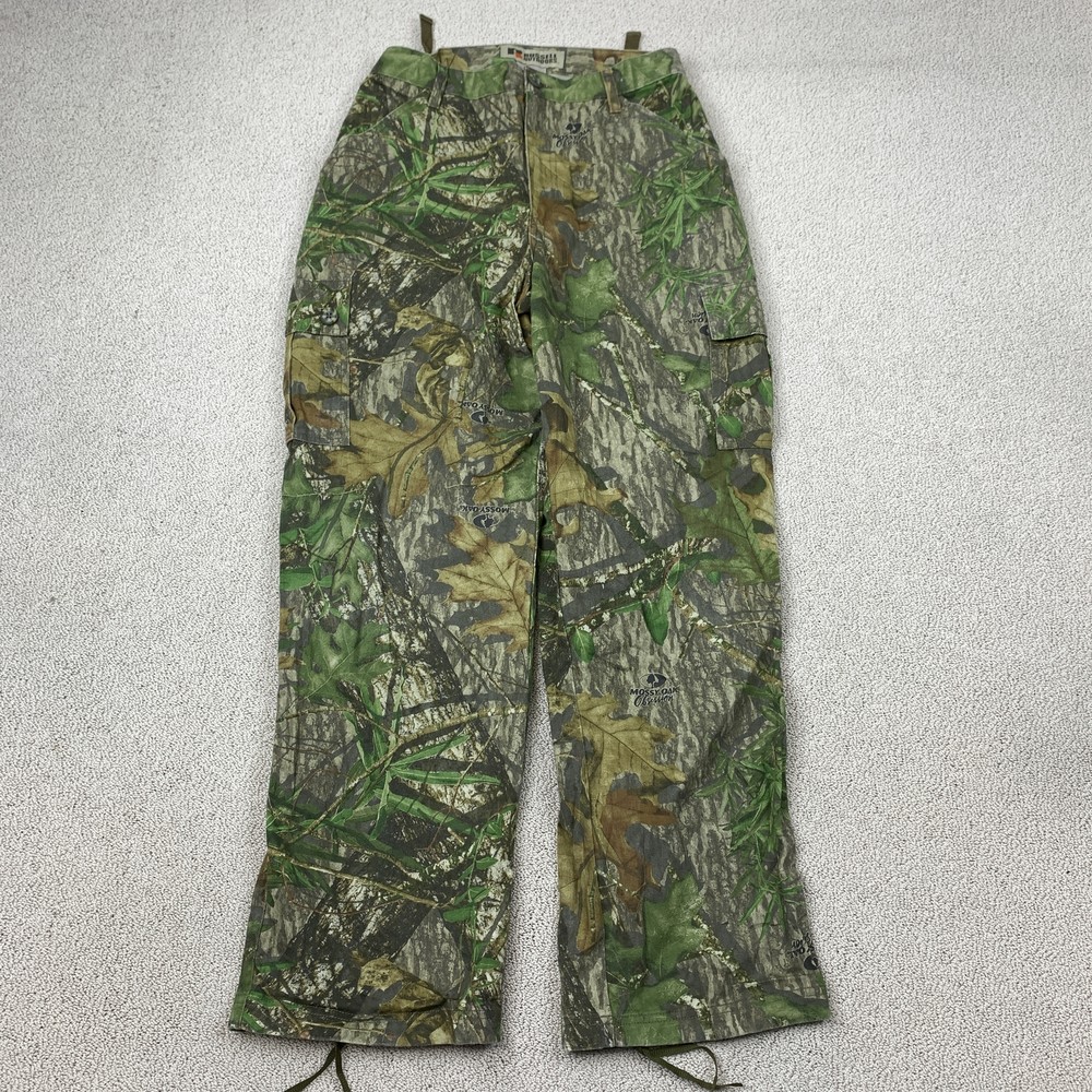 Vintage Russell Camo Cargo Pants Men's Small Multicolor Outdoor
