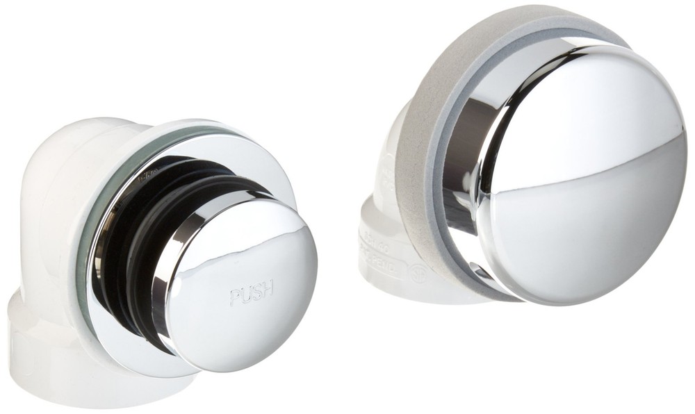 Watco 901-FA-PVC-CP Foot Actuated Half Kit Chrome Plated Finish