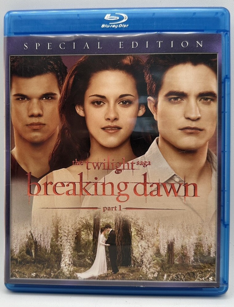 Twilight Saga Breaking Dawn Blu-ray Disc Special Edition Kristen Stewart 2012
