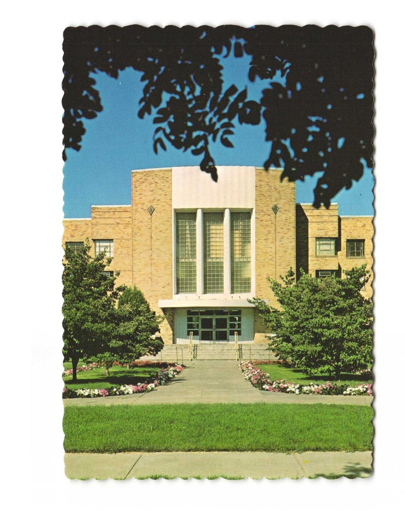 Sittner Hall, Walla Walla College vintage postcard unposted