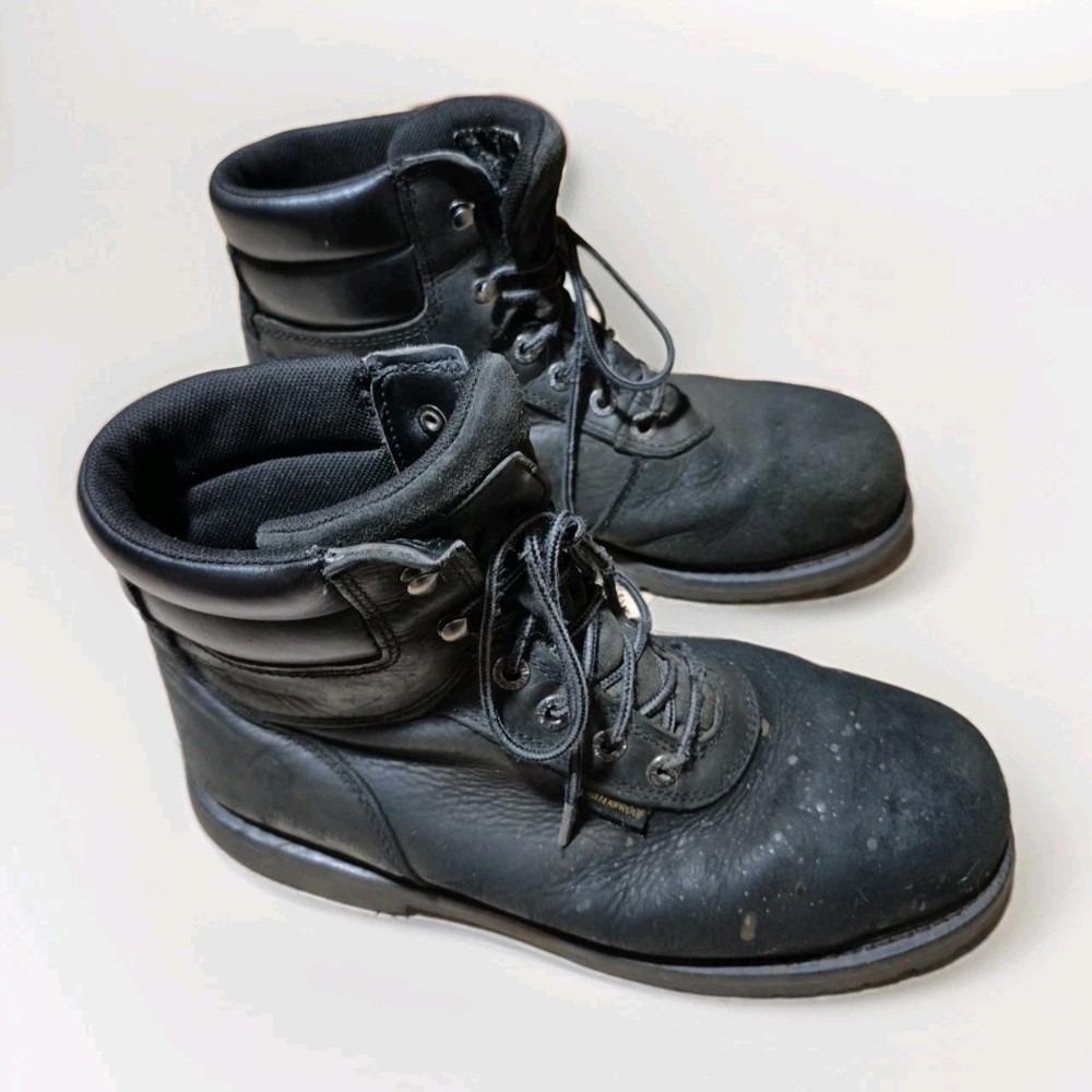 Wolverine W08505 Iron Ridge WP Steel Toe Sz 10M Lace Up Work Boots