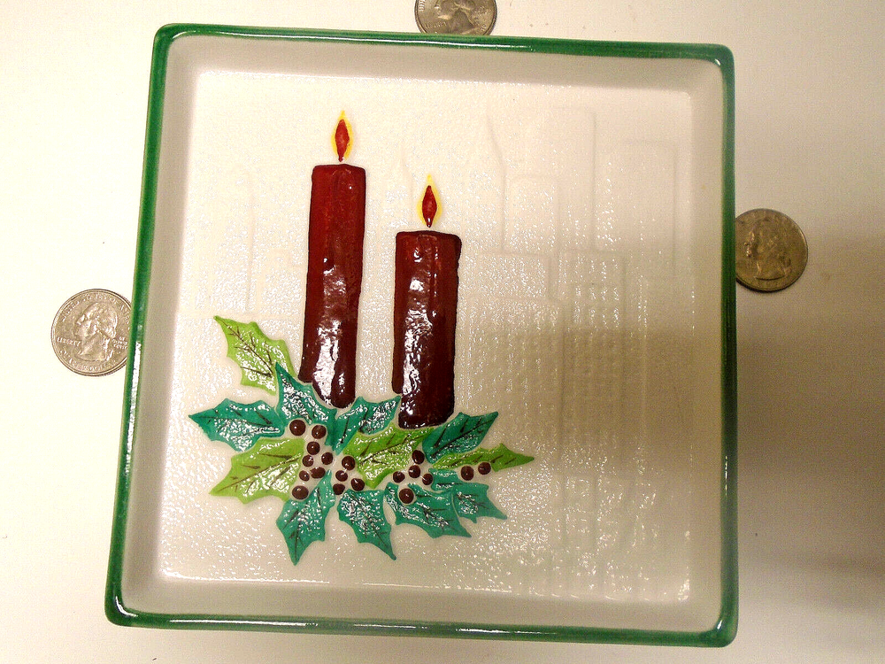 1977-78 Midon Japan- Decorative Tile w Christmas message on back