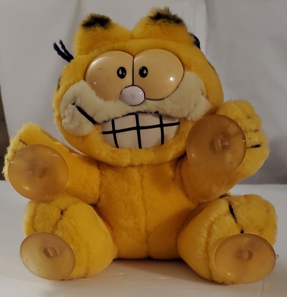 Dakin Vintage Garfield Stick-On Suction Cup Plush 8