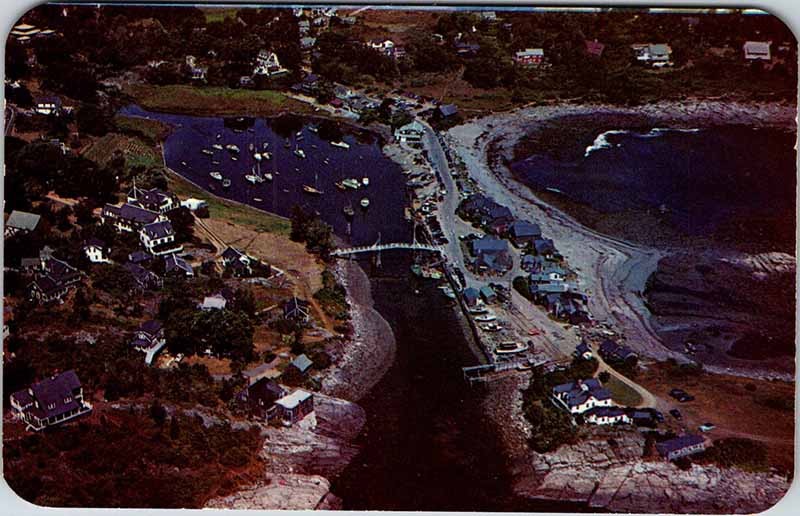 Postcard AERIAL VIEW SCENE Ogunquit Maine ME m/09 AL9347