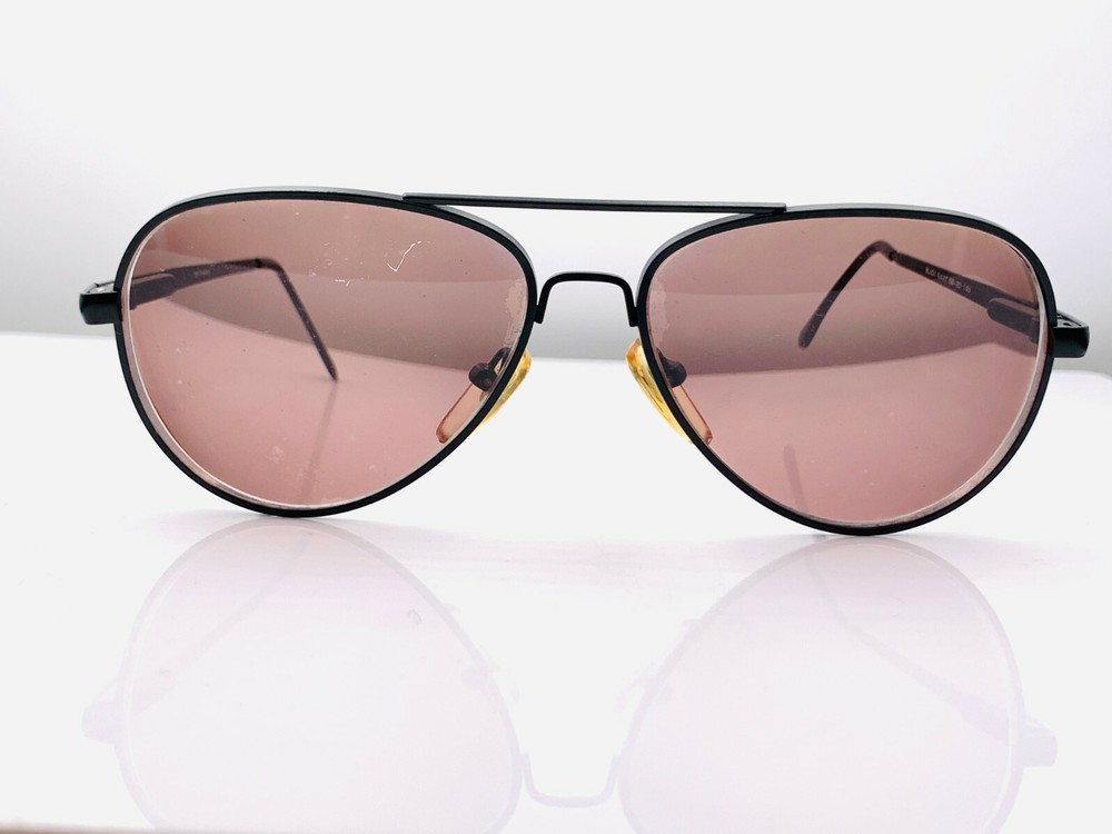 Vintage Skyhawk Black  Metal Pilot Sunglasses Korea FRAMES ONLY