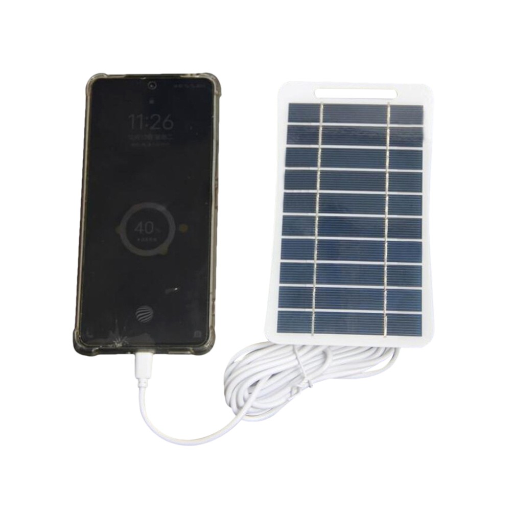 2W 5V Adjustable Outdoor Solar Panel Charger for Cameras