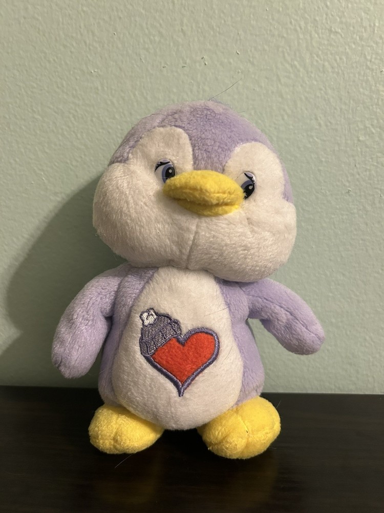 Care Bears Plush Purple Cousin Penguin 8