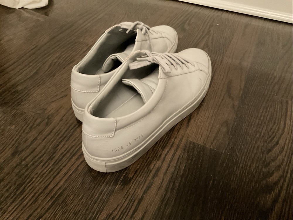 Common Projects Men Achilles Size 45 Made In Italy-image