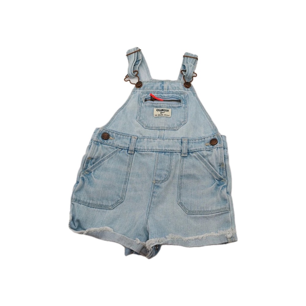 OshKosh B'gosh Baby Girl Denim Overalls Size 24M 24 Months