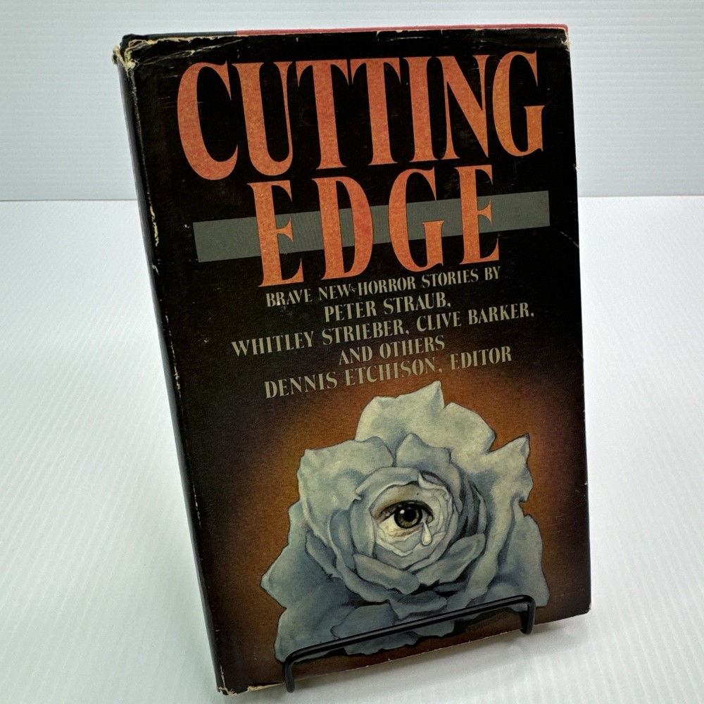 Cutting Edge Horror Stories by Straub Clive Barker 1986 HC Vintage Horror Book
