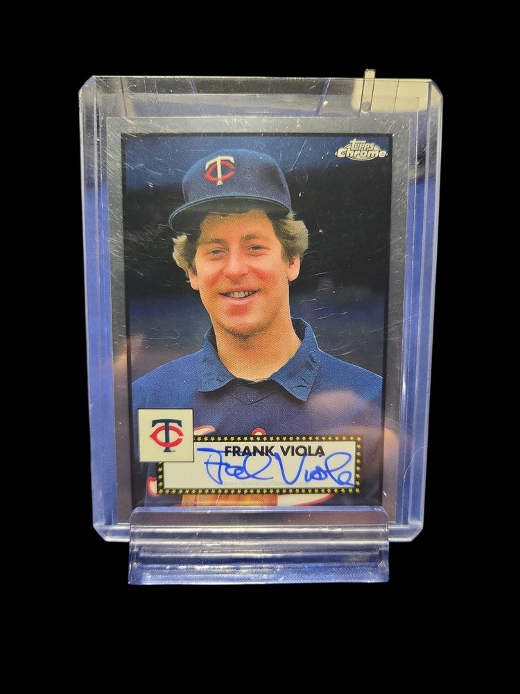 2021 Topps Chrome Platinum Anniversary - Autographs Frank Viola #PA-FV (AU)