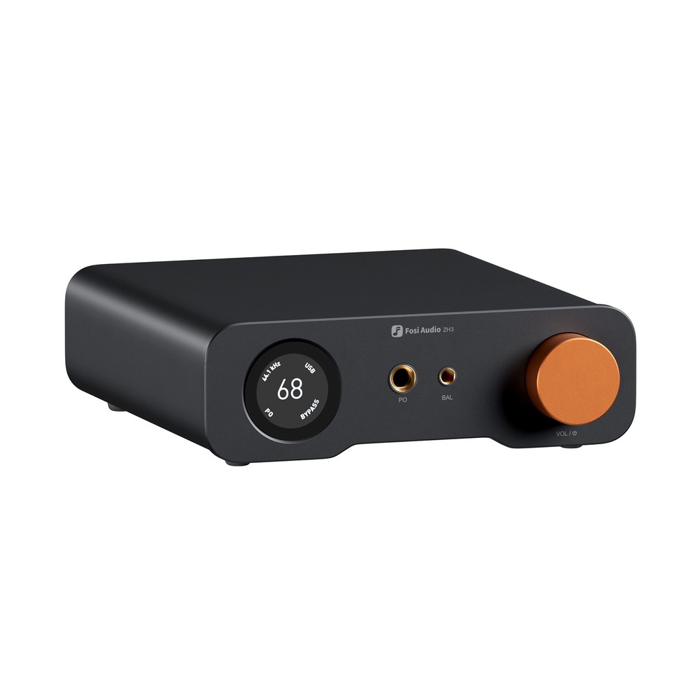 Fosi Audio ZH3 DAC Headphone Amp, 4-in 4-out Fully Balanced Preamp, Refurbished