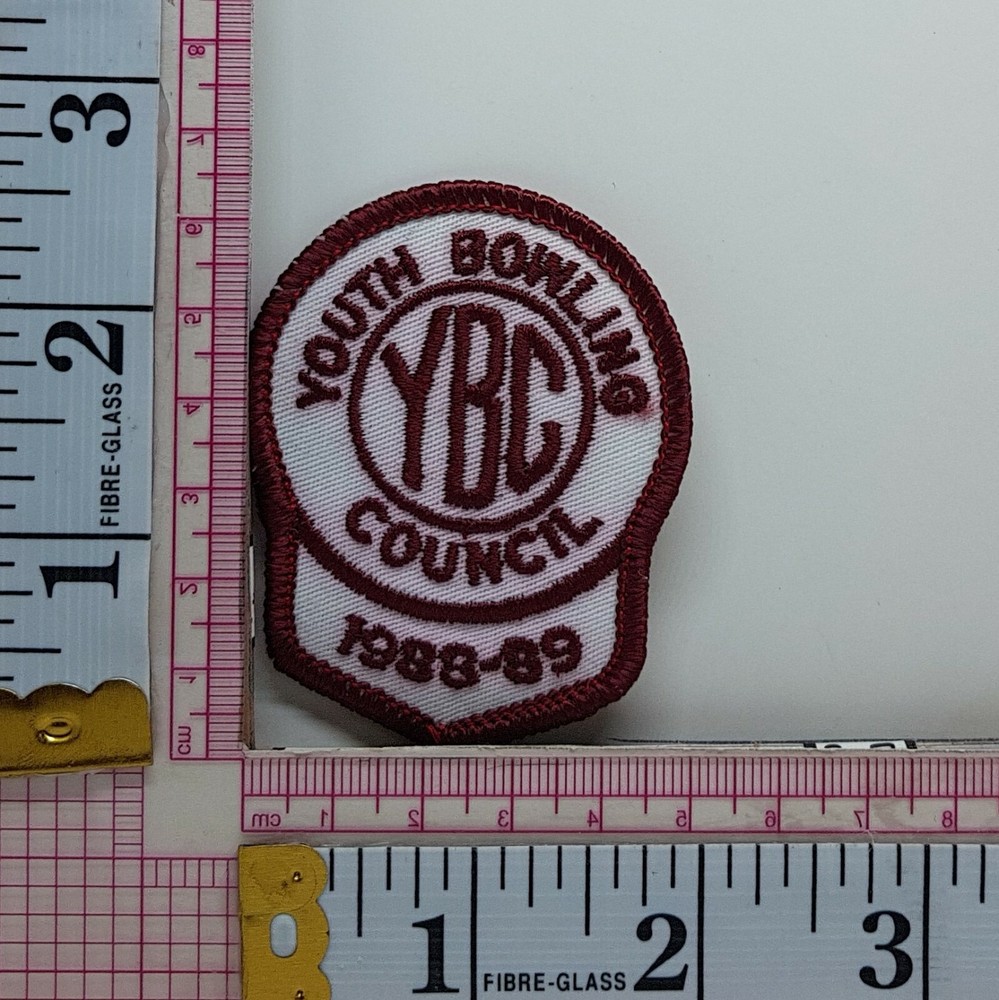 Vintage YBC 1988-1989 2.5x3 Inch Crest Logo Applique Patch