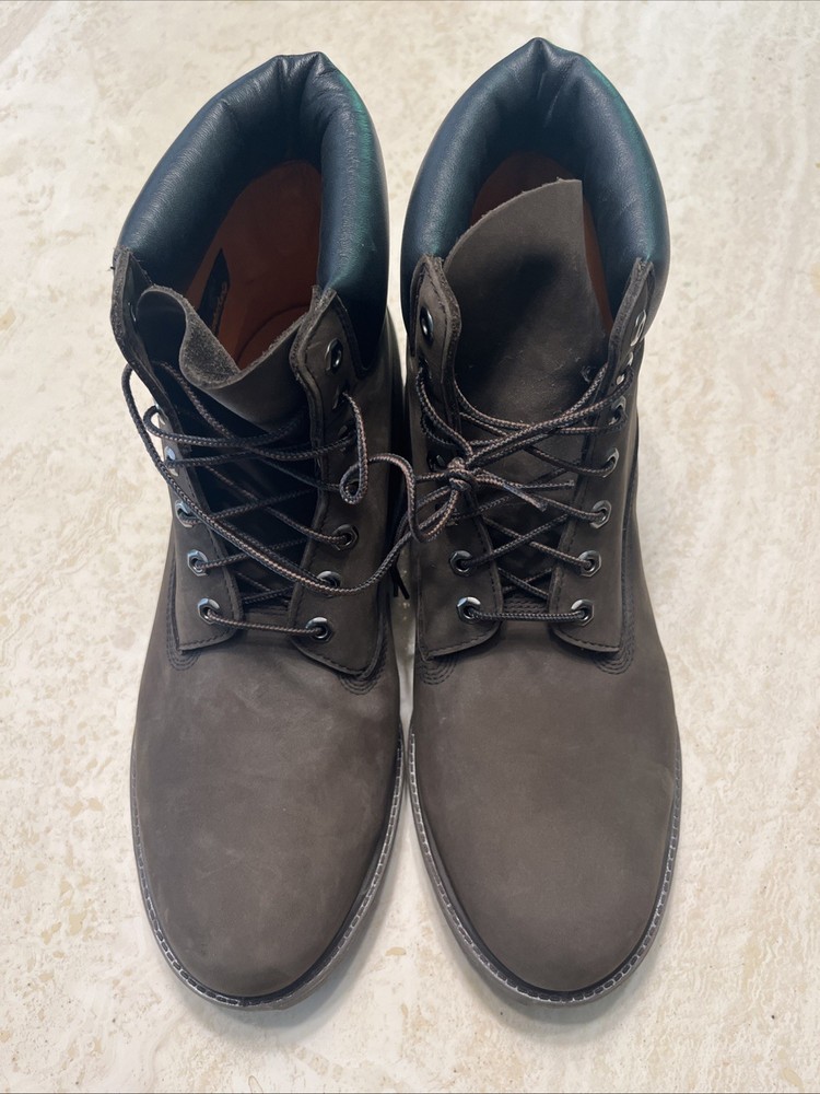 Timberland Men's Brown Leather Lace-Up Ankle Boots Size 15 400g