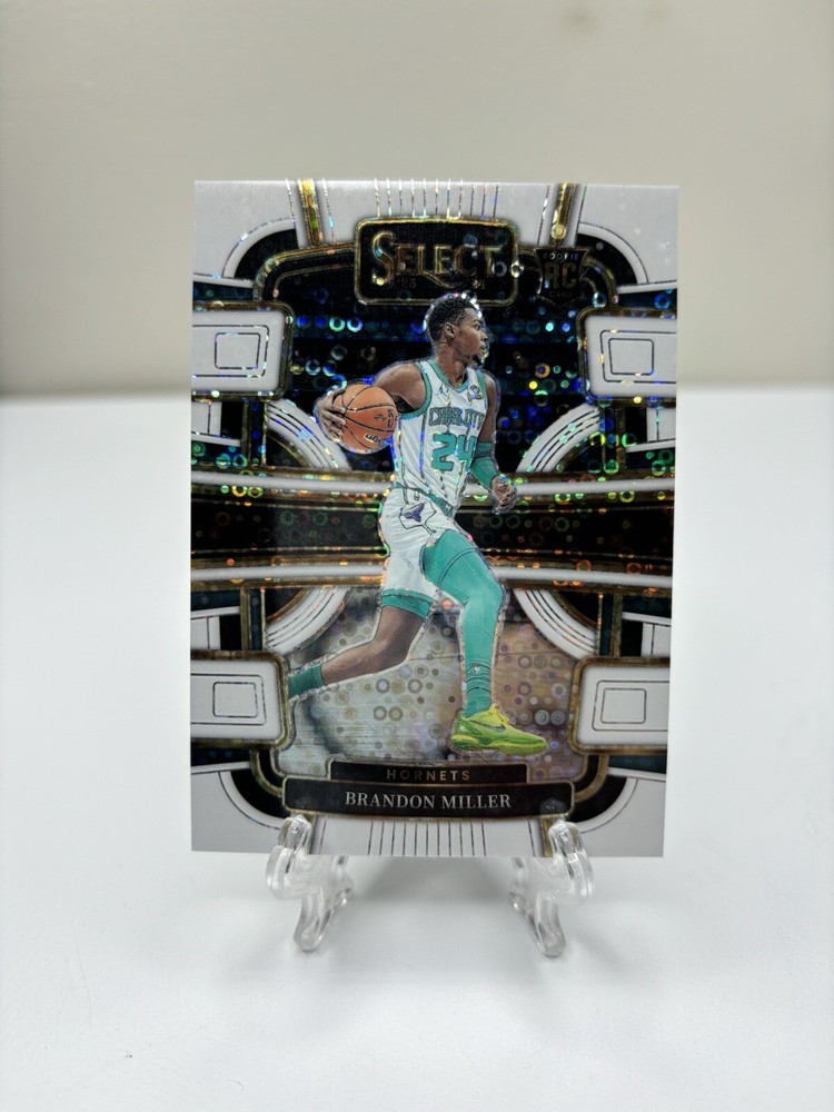 2023 Select Brandon Miller White Disco /75 Rookie SP #80 Prizm RC Hornets