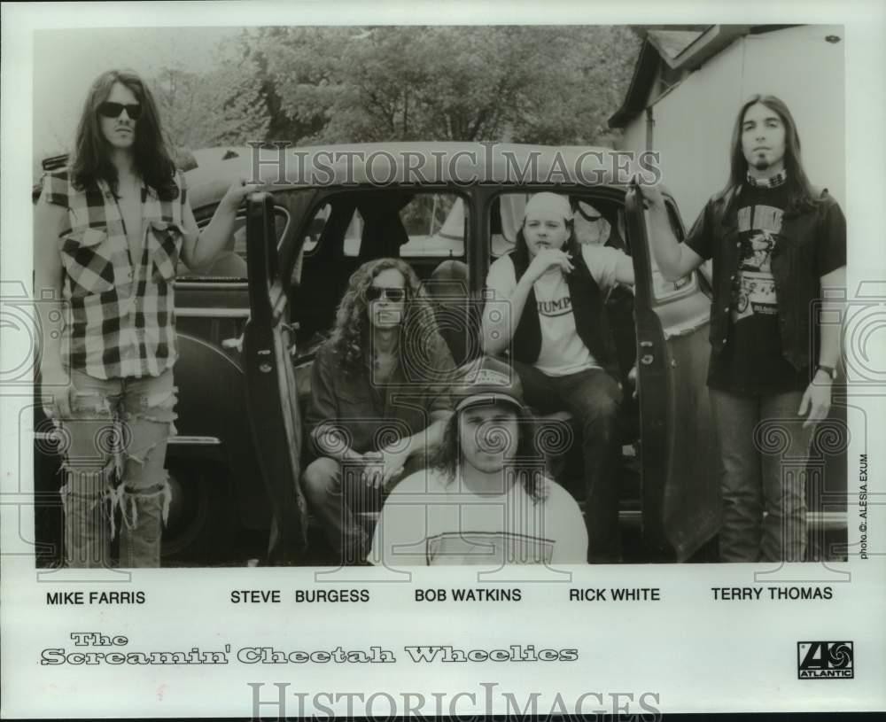 Press Photo Atlantic Records recording artists The Screamin' Cheetah Wheelies