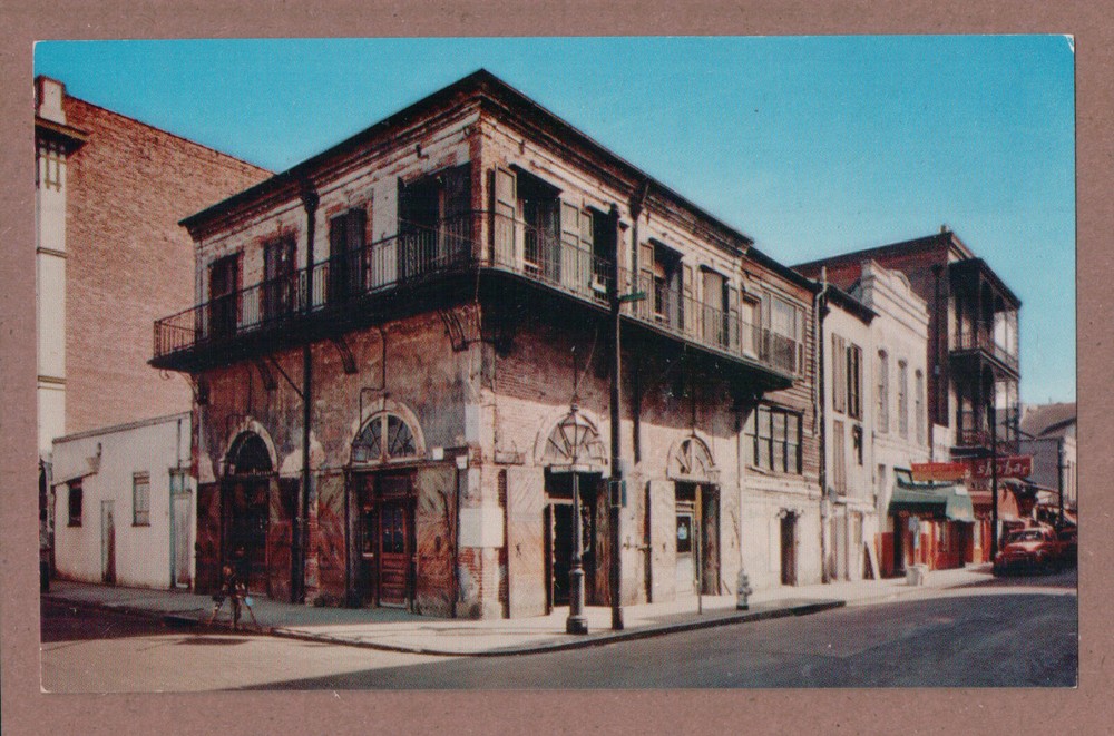 Old Absinthe House Bourbon Street New Orleans Louisiana UNP Chrome Postcard-image