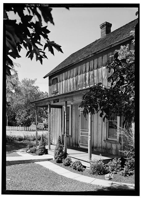 Historic American Buildings Survey House Exterior 1971 View from Southwest