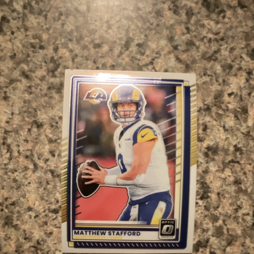Panini 2025 Donruss Optic #198 Matthew Stafford Los Angeles Rams NFL Card