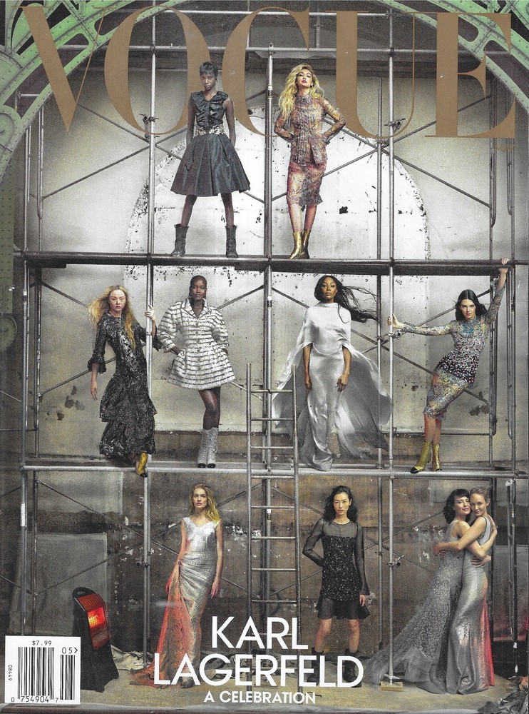 Vogue Magazine Karl Lagerfeld Celebration Issue Fashion Lina Hidalgo 2023