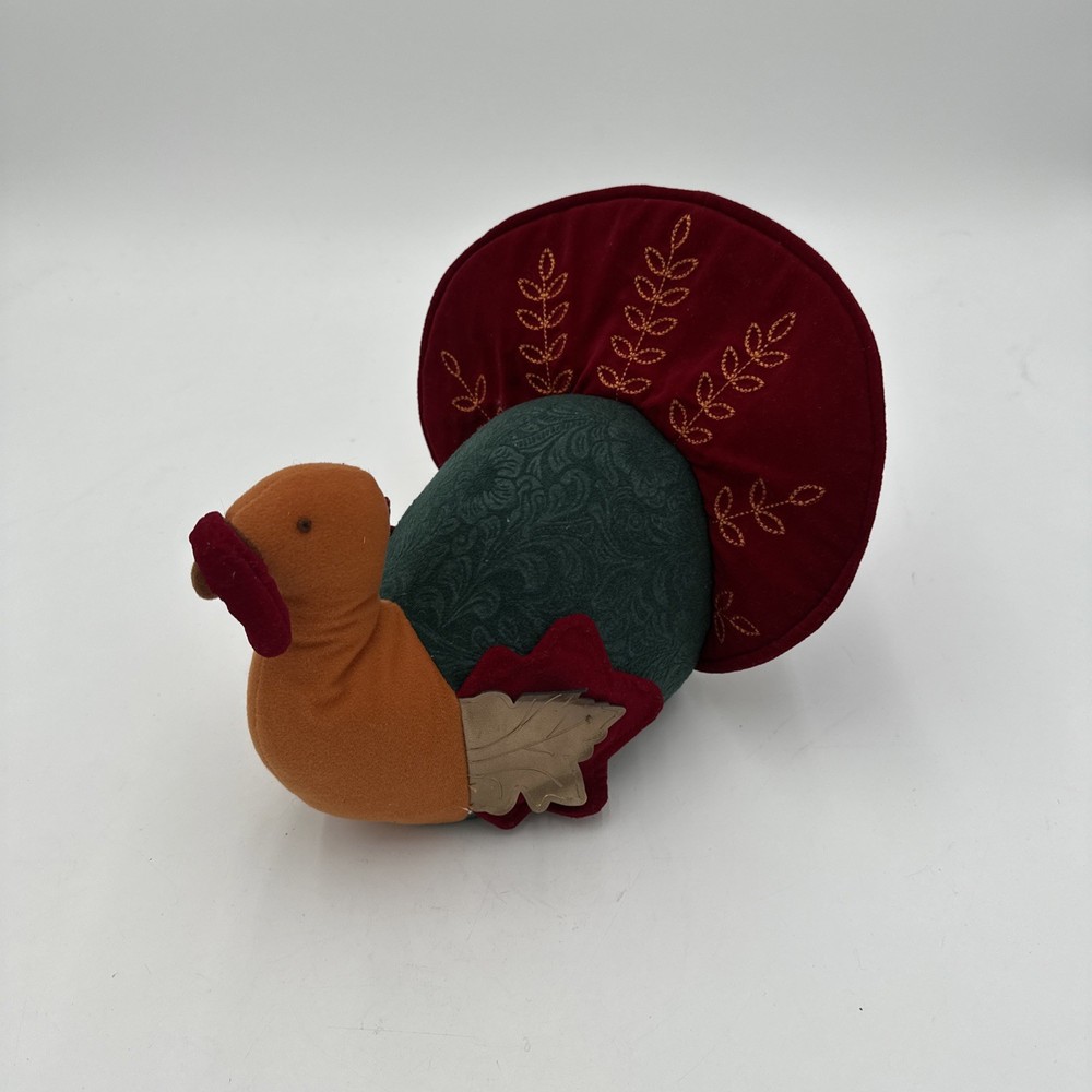 HALLMARK Thanksgiving Plush Stuffed TURKEY Centerpiece - Autumn Fall