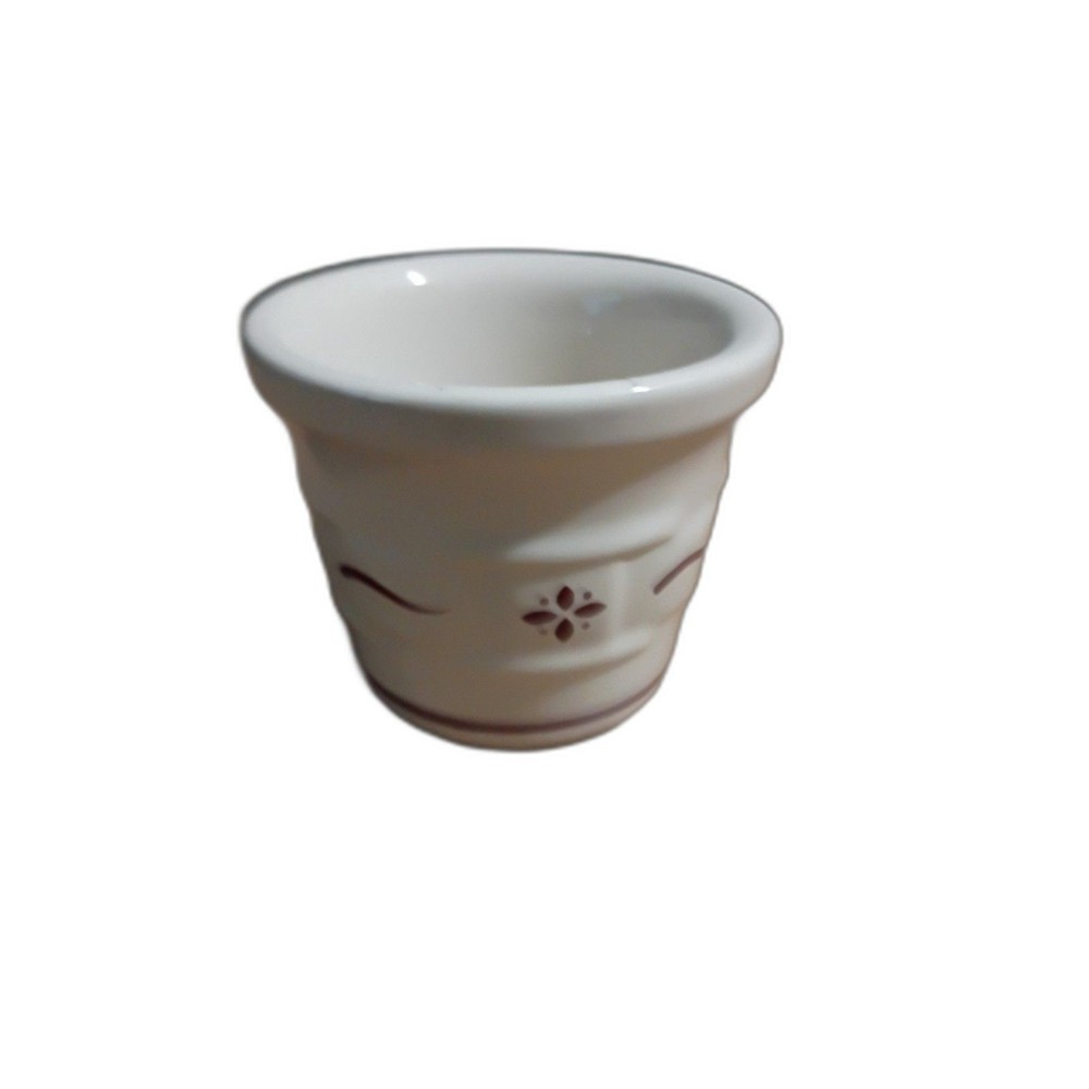 Longaberger Pottery Woven Traditions Votive Candle Holder