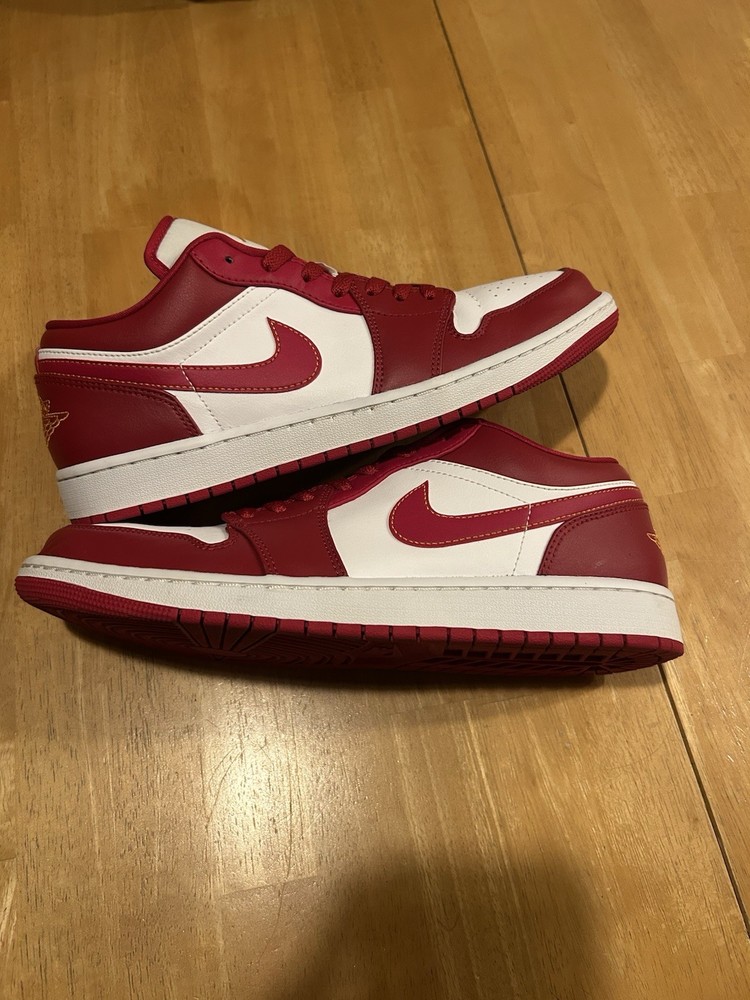 Air Jordan 1 Low Cardinal Red Men’s Size 10.5 Great Condition No Box Fast Ship