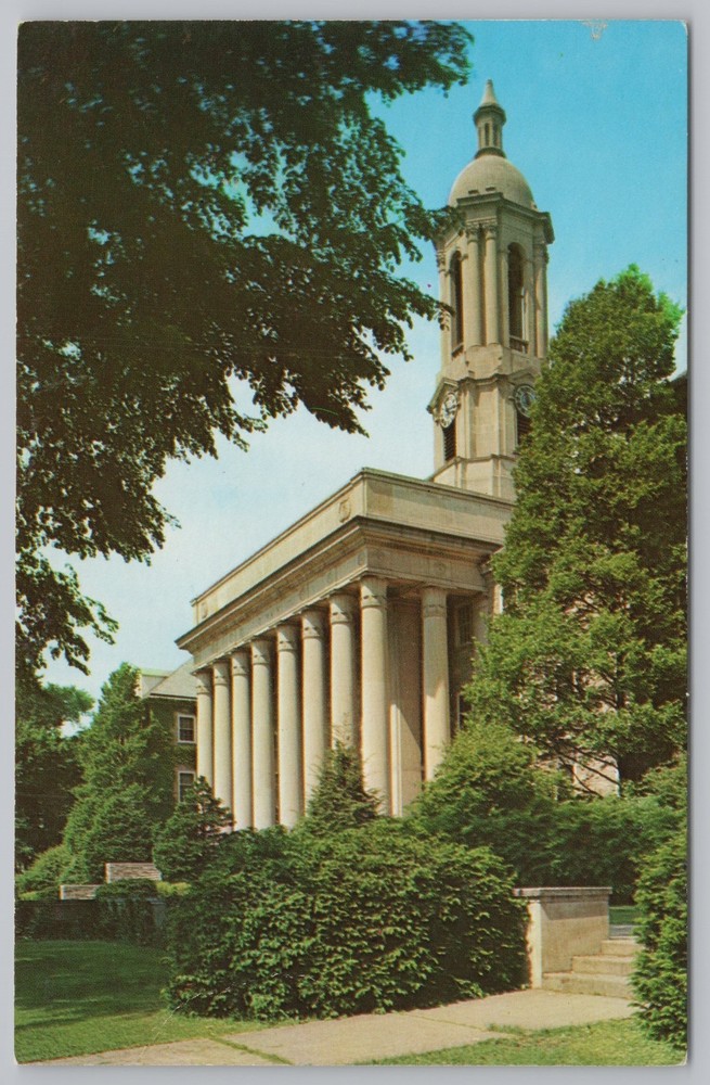 State View~Old Main Admin Building @ Pennsylvania University 1986~Vintage PC