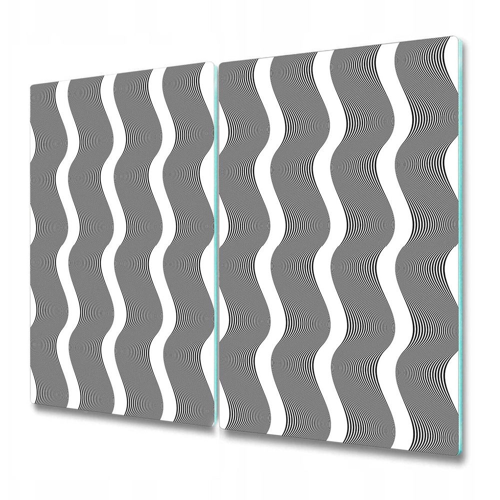 Glass Chopping Cutting Board Op-art black white optical illusion 2x30x52