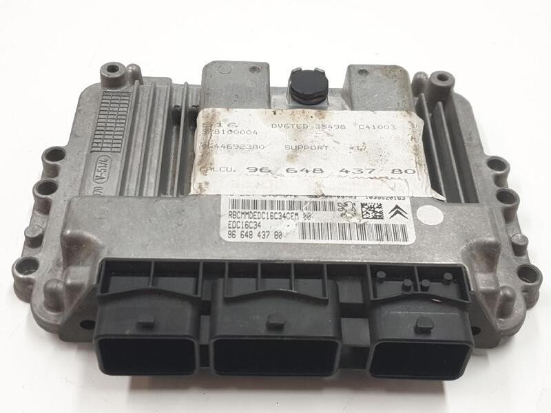 9664843780 engine control unit uce Peugeot 308 I 4A 4C 1.6 HDI 2007 384040