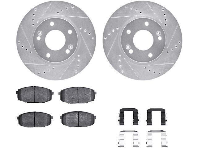 Hyundai Elantra GT Brake Pad & Rotor Kit by Dynamic Friction 63491FBYC