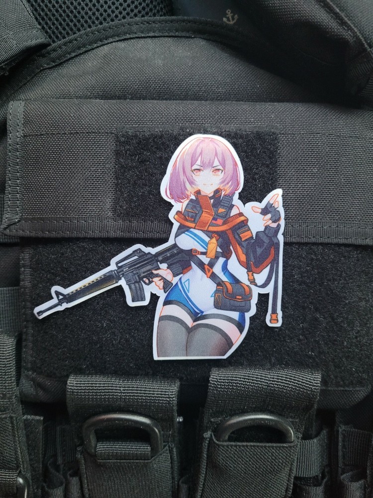 Superpower Goddess America war girl U.S. army pinup morale airsoft anime patch