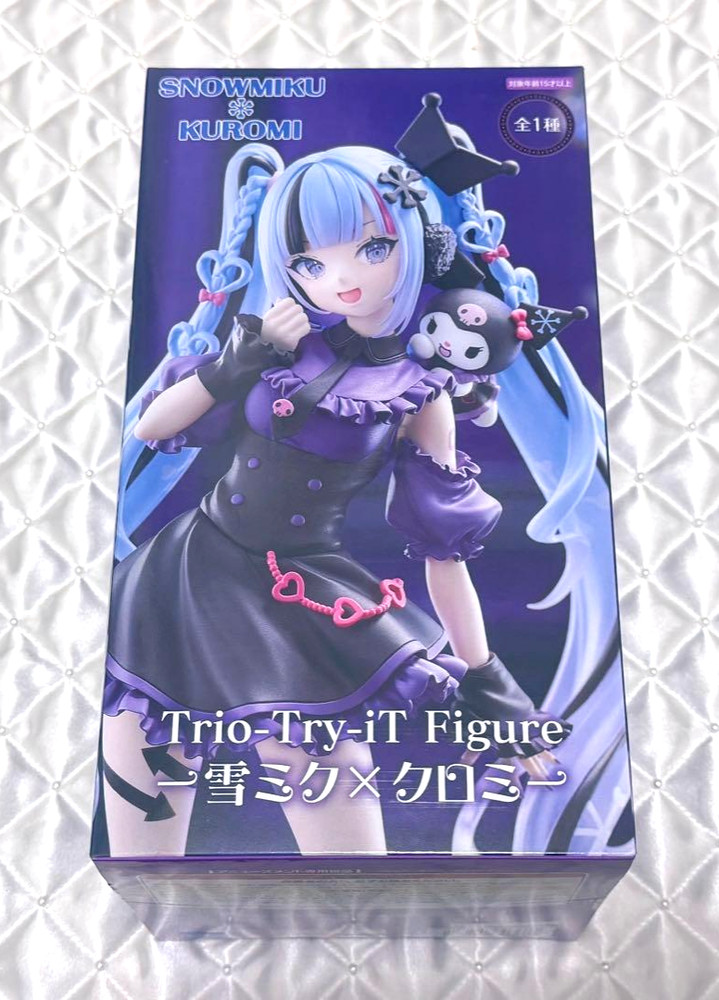 [NEW] Snow Miku x Kuromi Collaboration Trio-Try-iT Figure 7.4 in Furyu Japan