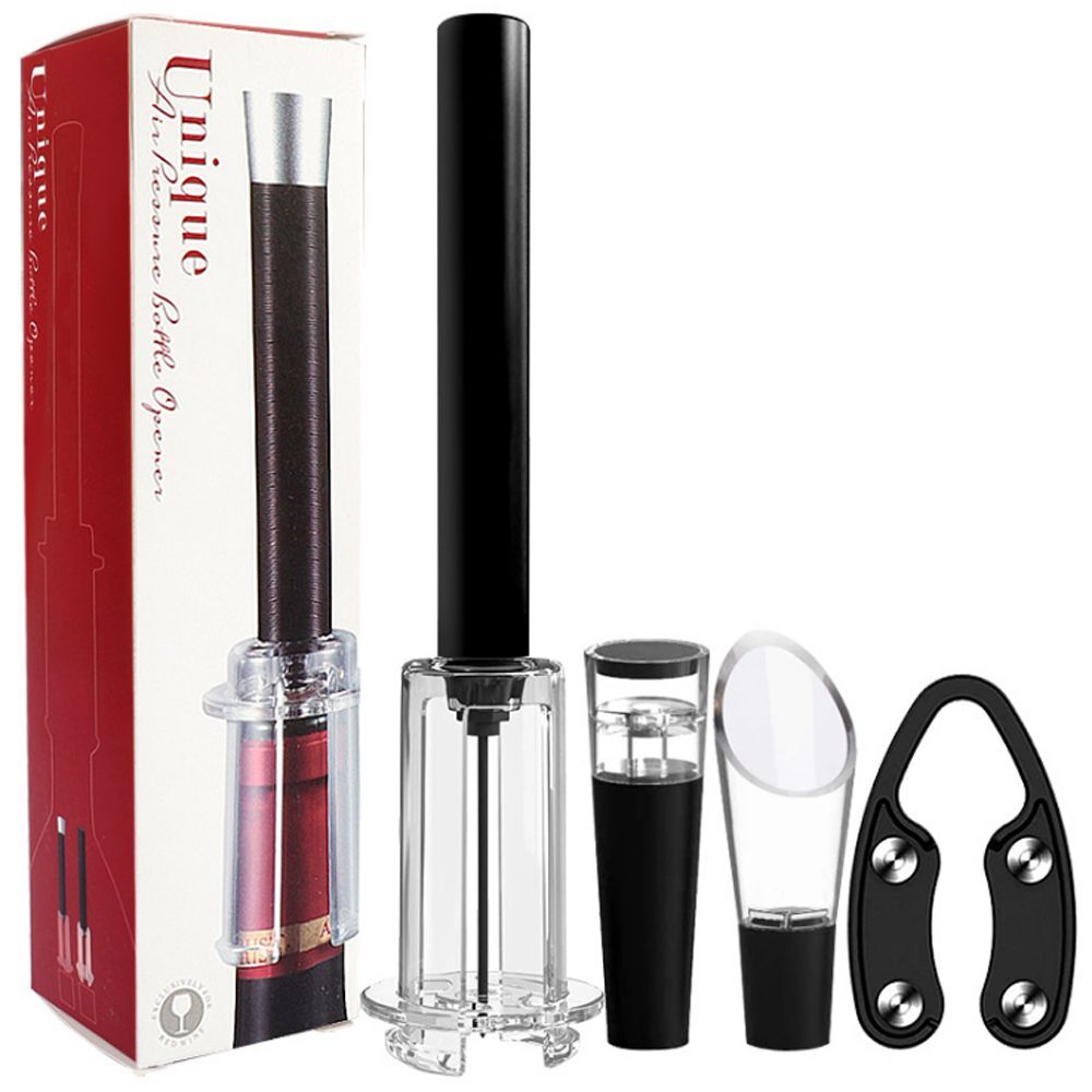 Tools Kitchen Tool Vacuum Air Pump Pressure Bottle Opener Red Wine Cork Remover