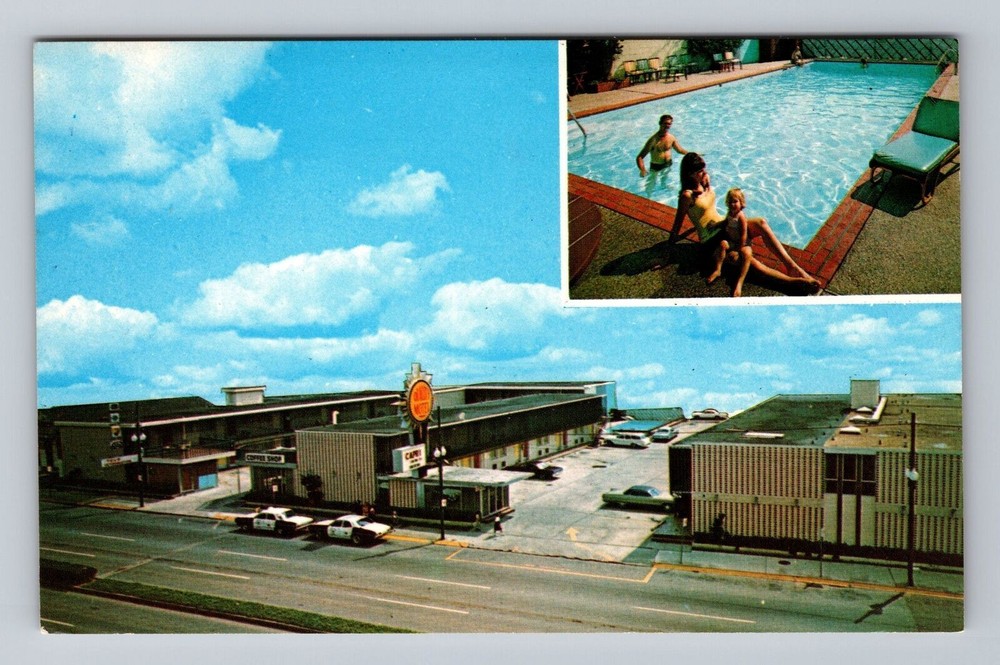 New Orleans LA-Louisiana Quality Courts Motel Capri Vintage Postcard Old View PC