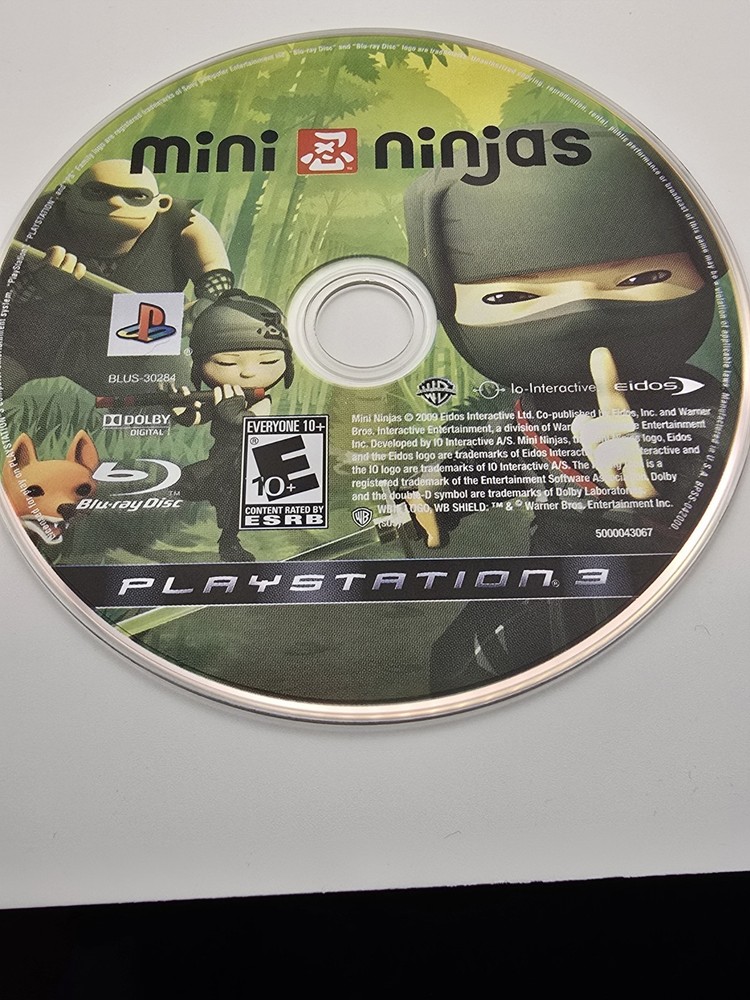 Mini Ninjas (Sony PlayStation 3, 2009)- Disc Only NOT TESTED