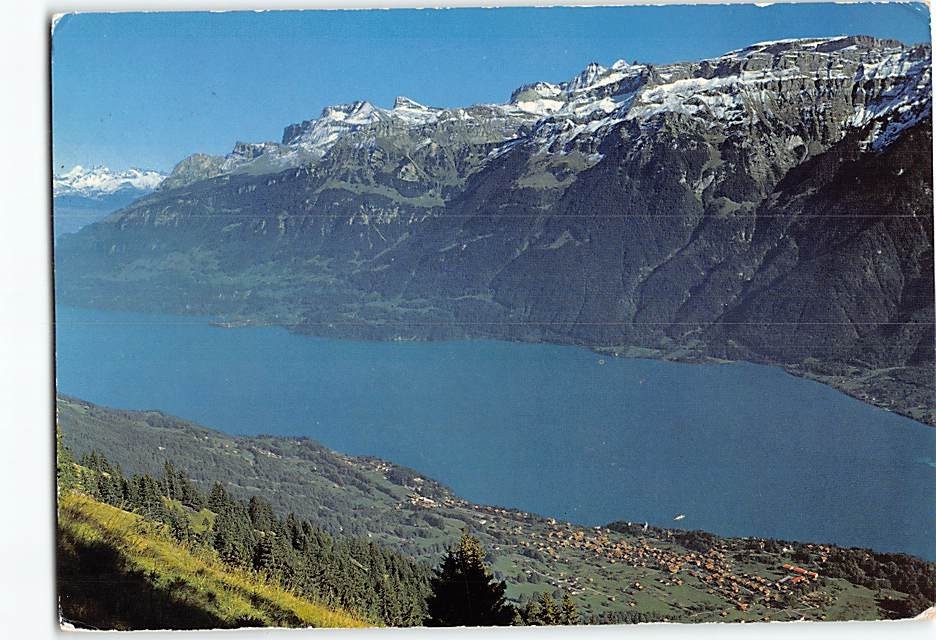 Postcard Ringgenberg Lake Brienz Switzerland