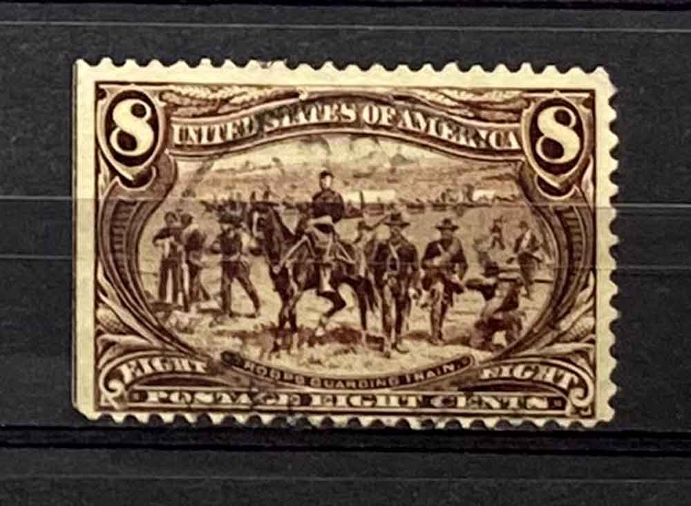 United States: 1898 Classic Era Trans-Mississippi Stamp Scott #289 Cv$50 Sound