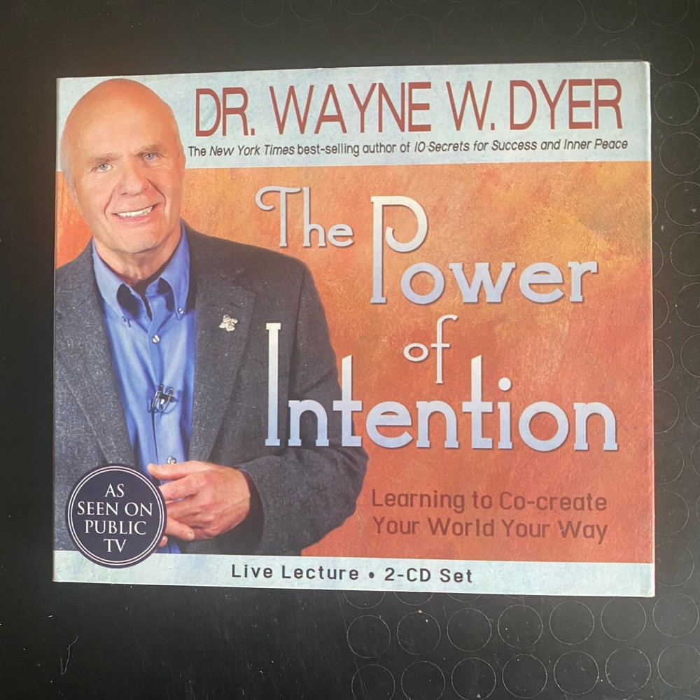 Dr. Wayne Dyer – The Power of Intention 2-CD Set Self-Help Lecture Hay House