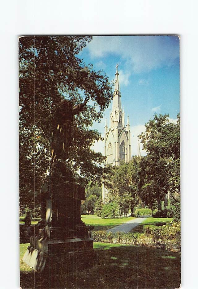 Postcard Sacred Heart Church University of Notre Dame Indiana USA