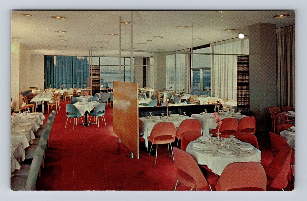 New York City NY-Delegates' Restaurant, Antique, Vintage Souvenir Postcard