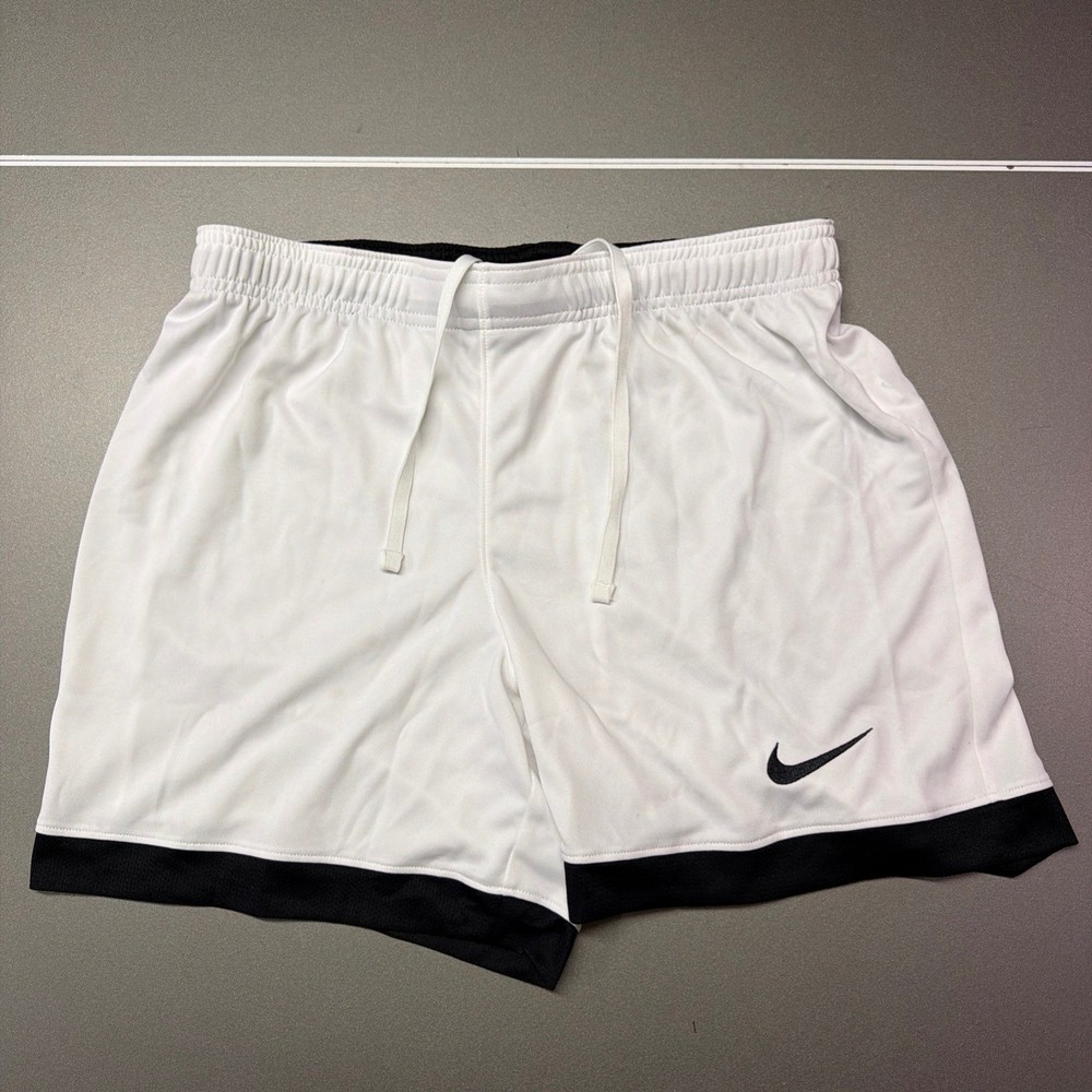 Nike Women's Dri-FIT Classic III Knit Shorts White Size Medium