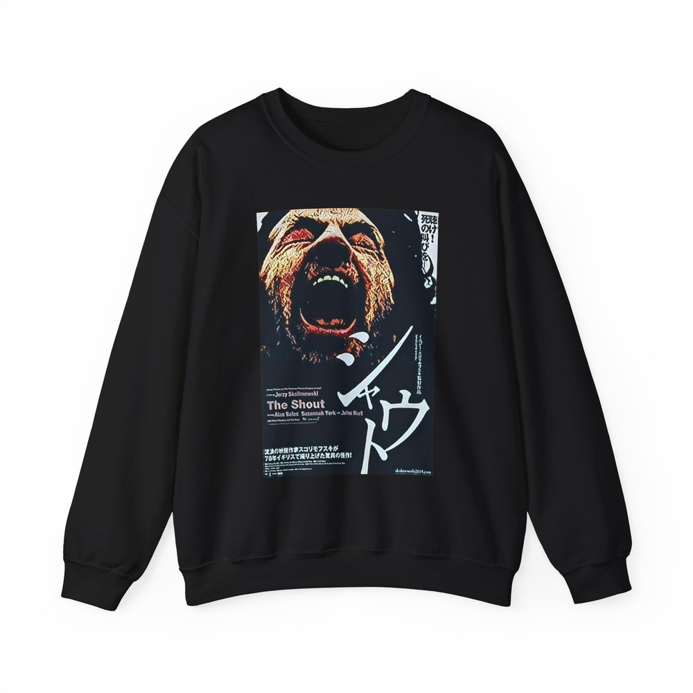The Shout Graphic Print Movie Art LS Crew Unisex Heavy Blend Crewneck Sweatshirt
