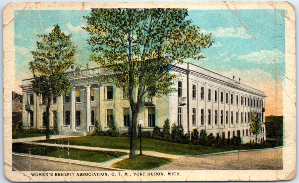 Postcard - Women's Benefit Association, O. T. M., Port Huron, Michigan, USA