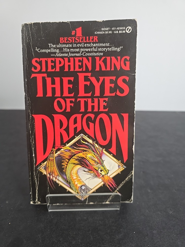 Stephen King The Eyes of the Dragon 1988 Signet First Printing PB G–VG Fantasy