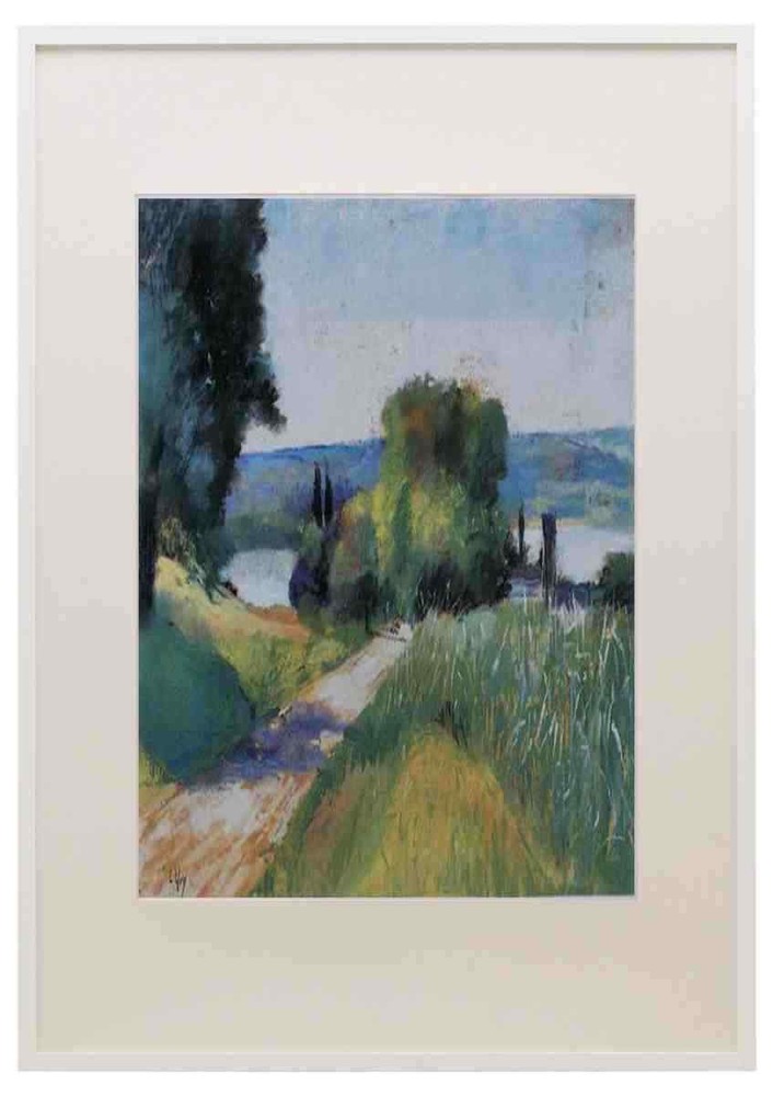 Sea and Landscape Lesser Ury Impressionism European A3 A4 Framed Print Picture
