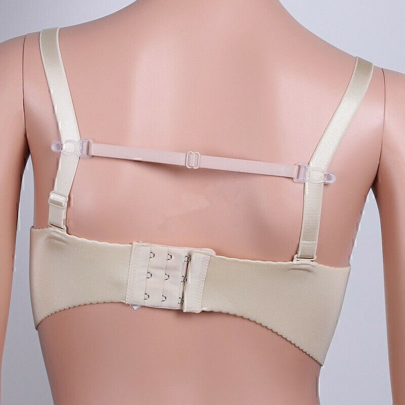 5Pack New Women Elastic Band Non-Slip Adjustable Bra Straps Holder with Clip