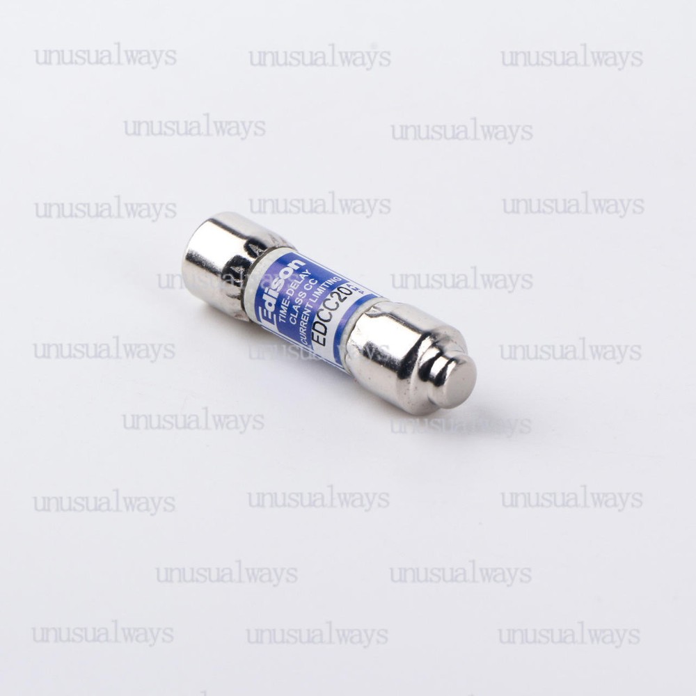 One Edison EDCC20 Fuse 20 Amp 600V Slow Blow Class CC Time Delay New
