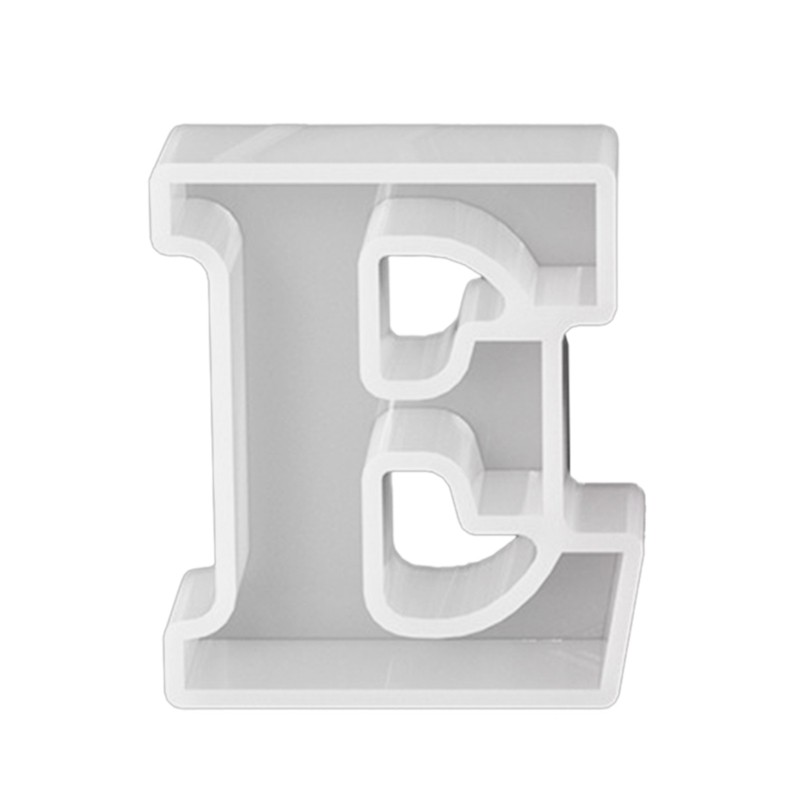Silicone Pendant Mold Clay Molds Letter Shaped Silicone Keychain Pendant Moulds